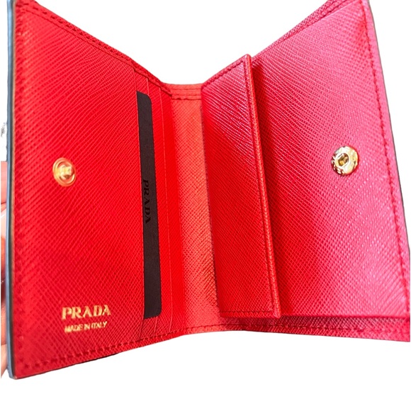 PRADA - 2019 Collection by Miuccia Prada & Raf Simons Frankenstein Rose Wallet - Picture 7 of 10